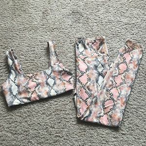 Gap Fit studio bra and sky high leggings